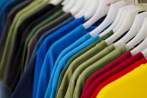 Colorful-T-shirts-On-Hanger-fashion